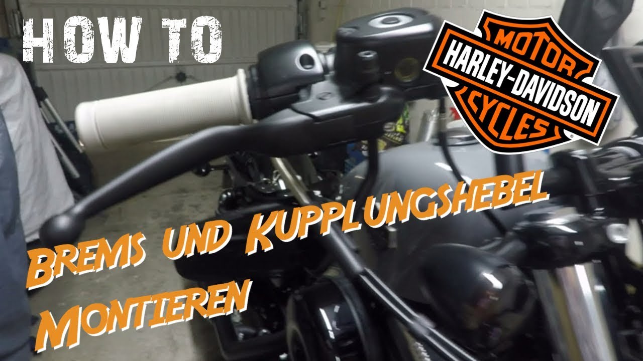 Bremshebel und Kupplungshebel tauschen - montieren  | How to | Sportster Forty Eight oder Iron 883