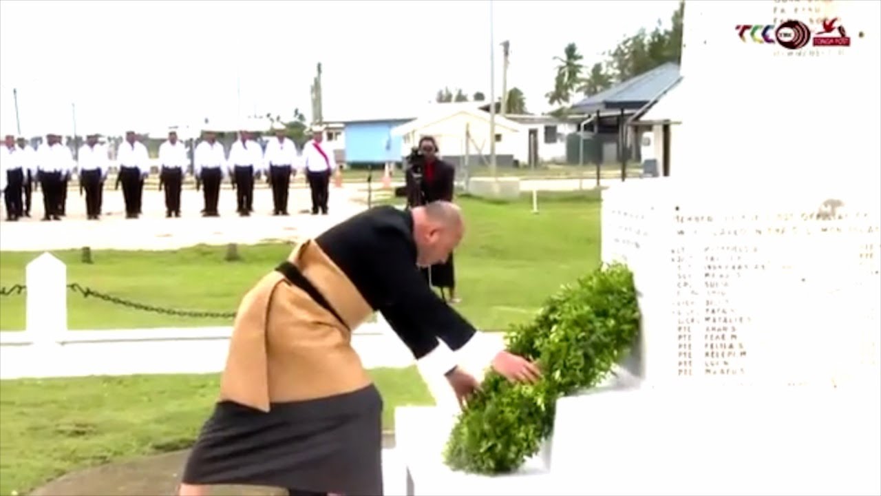 🇹🇴 His Majesty's Armed Forces Remembrance Service | Cenotaph Pangai Nuku'alofa Kingdom of Tonga