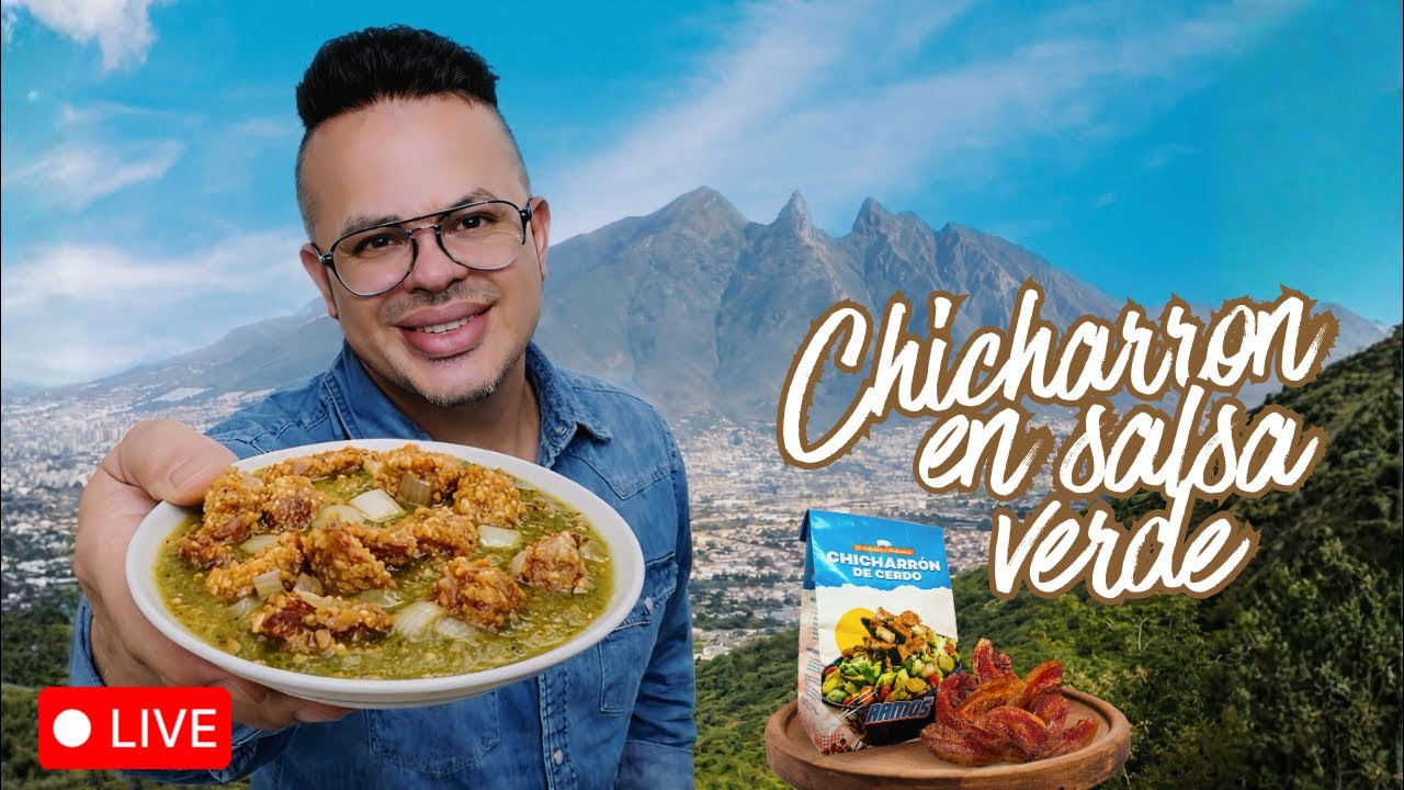 Chicharrón de la Ramos en Salsa Verde 🔥🤤 #live #cocina #receta