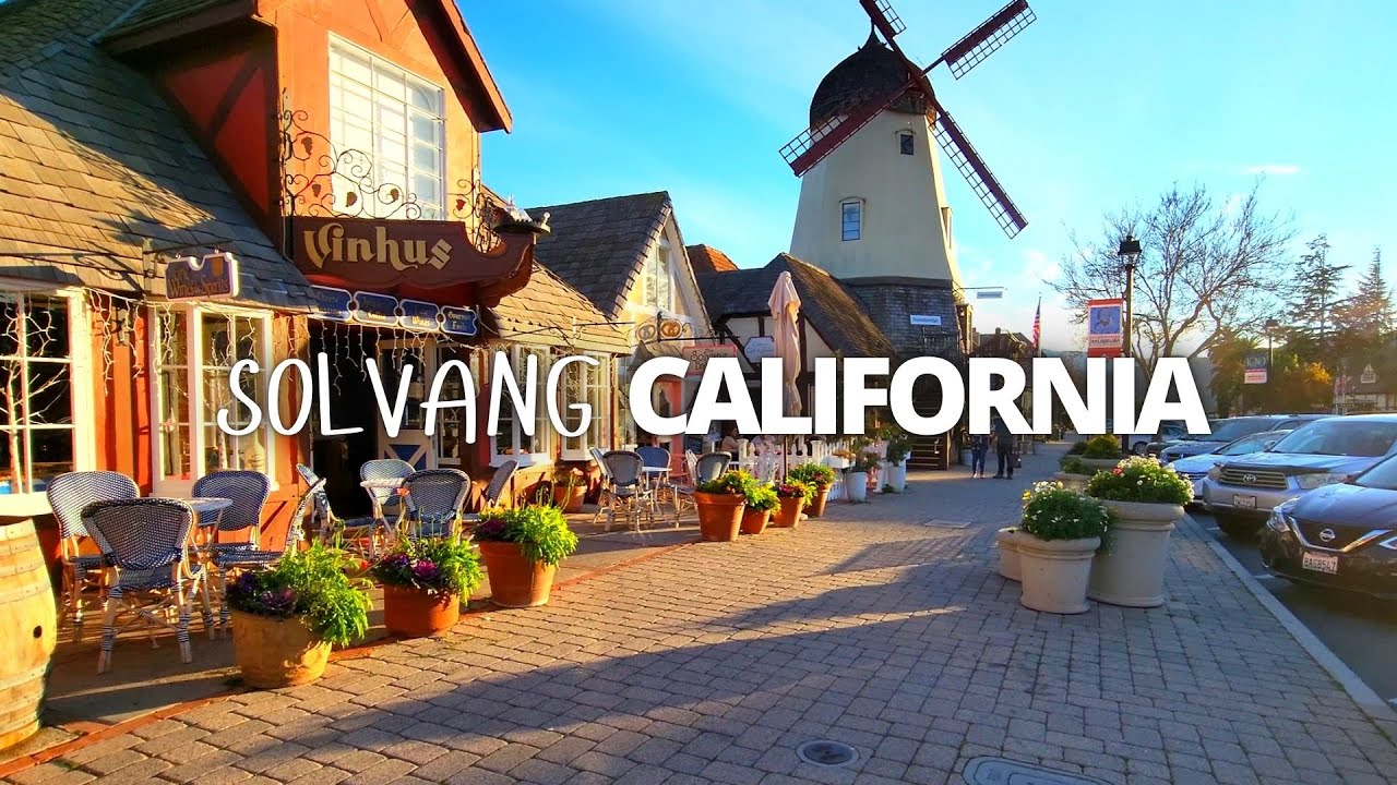 Exploring Solvang, California USA Walking Tour #solvang #solvangcalifornia #downtownsolvang