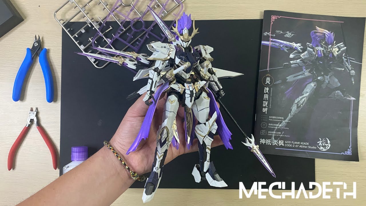 GOD FLAME KAEDE CODE-Z-07 AEther Studio - 神祇 炎枫 | Model Kit | Speed  Build