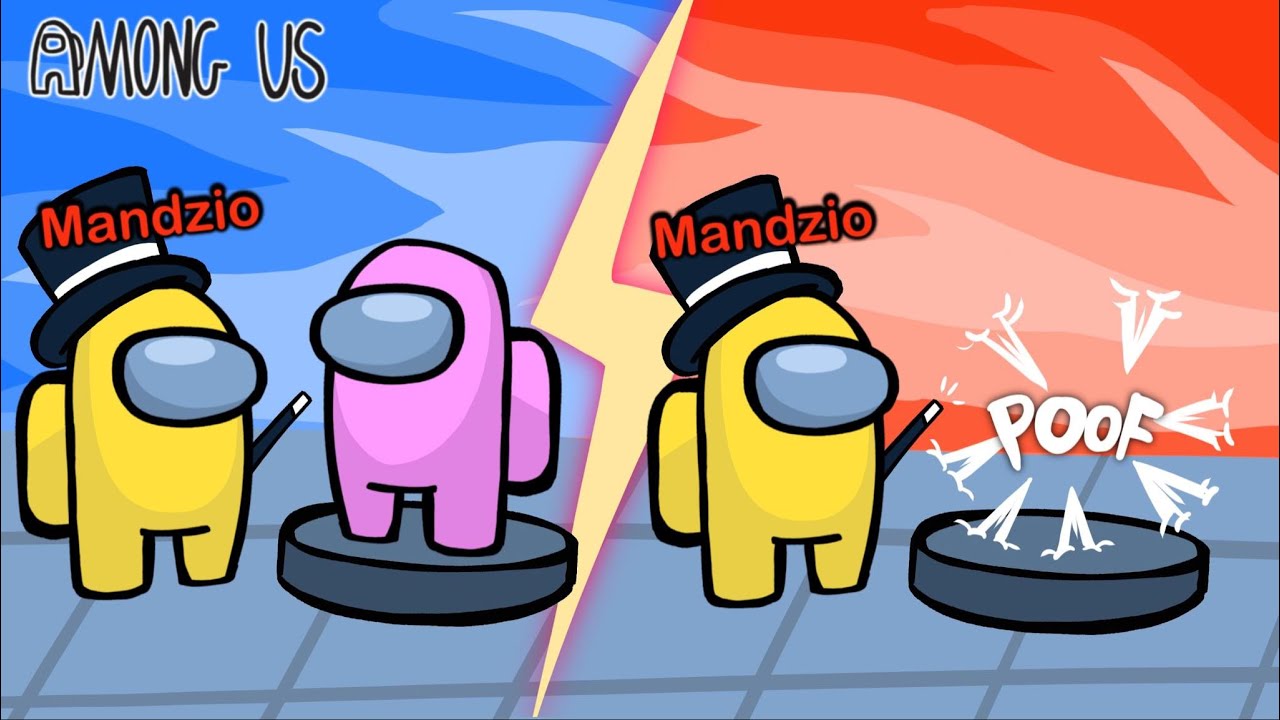 Among us, ale MANDZIO pokazuje SZTUCZKĘ ze znikającym CREWMATE'em | Among Us [#121]