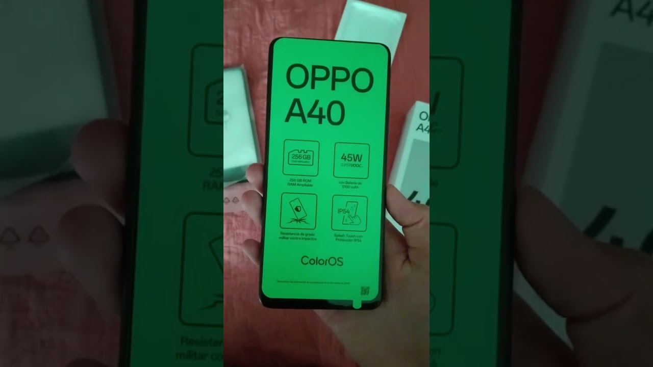 Pequeño unboxing OPPO A40