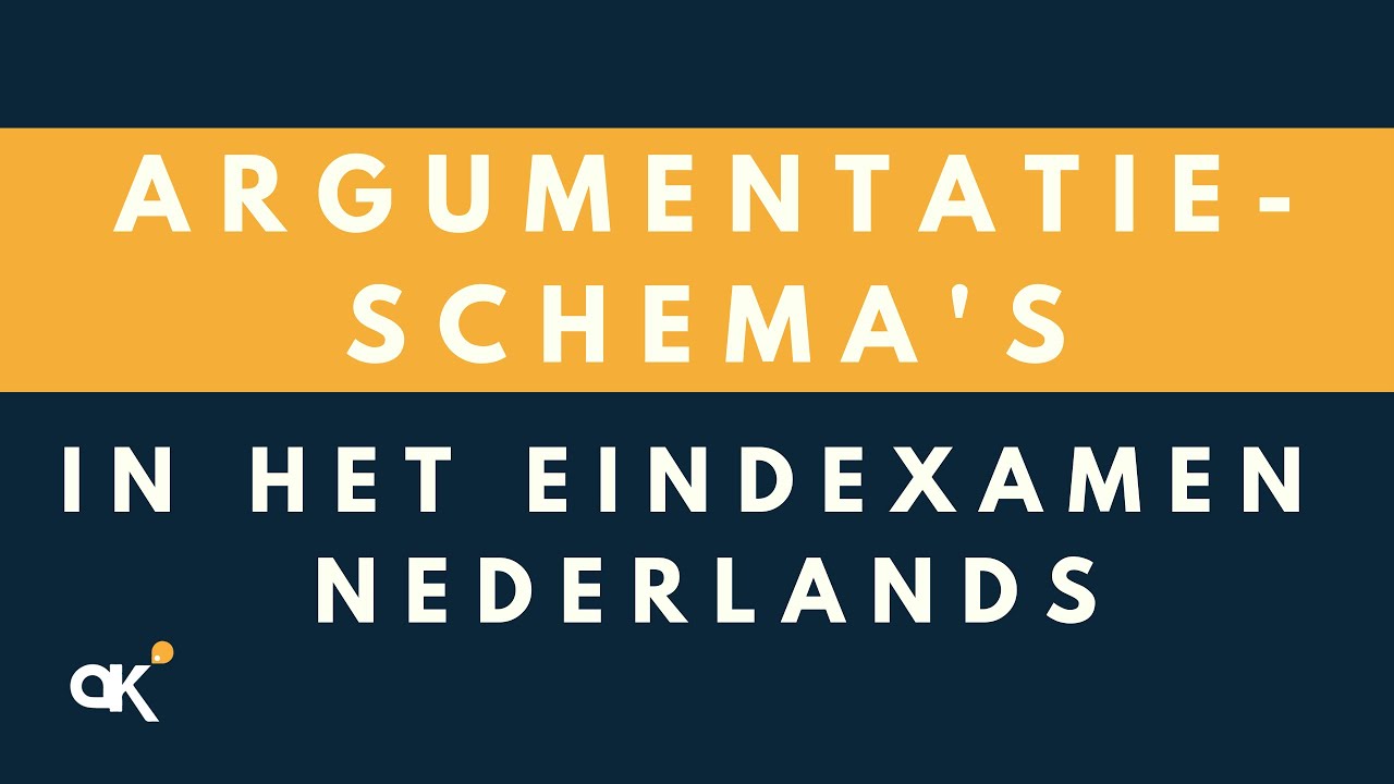 Argumentatieschema's in het eindexamen Nederlands
