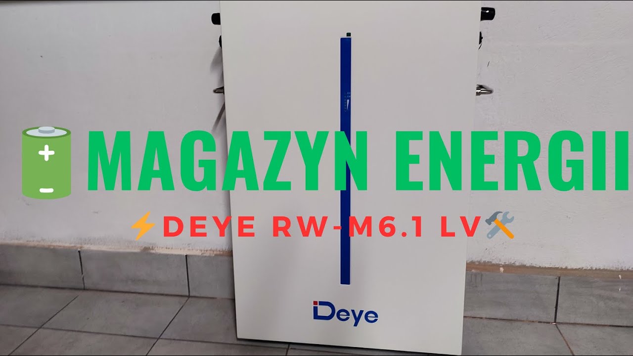 🔋 Magazyn Energii Deye RW-M6.1 LV: Rozpakowanie i Pierwsze Wrażenia 🔋