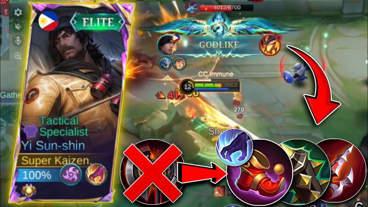 YOU MUST TRY THIS YI SHUN SHUN BUILD FROM M7 PLAYER'S!! (NO WAR AXE ANYMORE?!) - MLBB