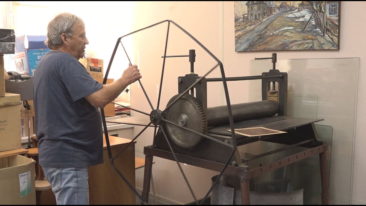 Олег Комаров |  ОФОРТНЫЙ СТАНОК