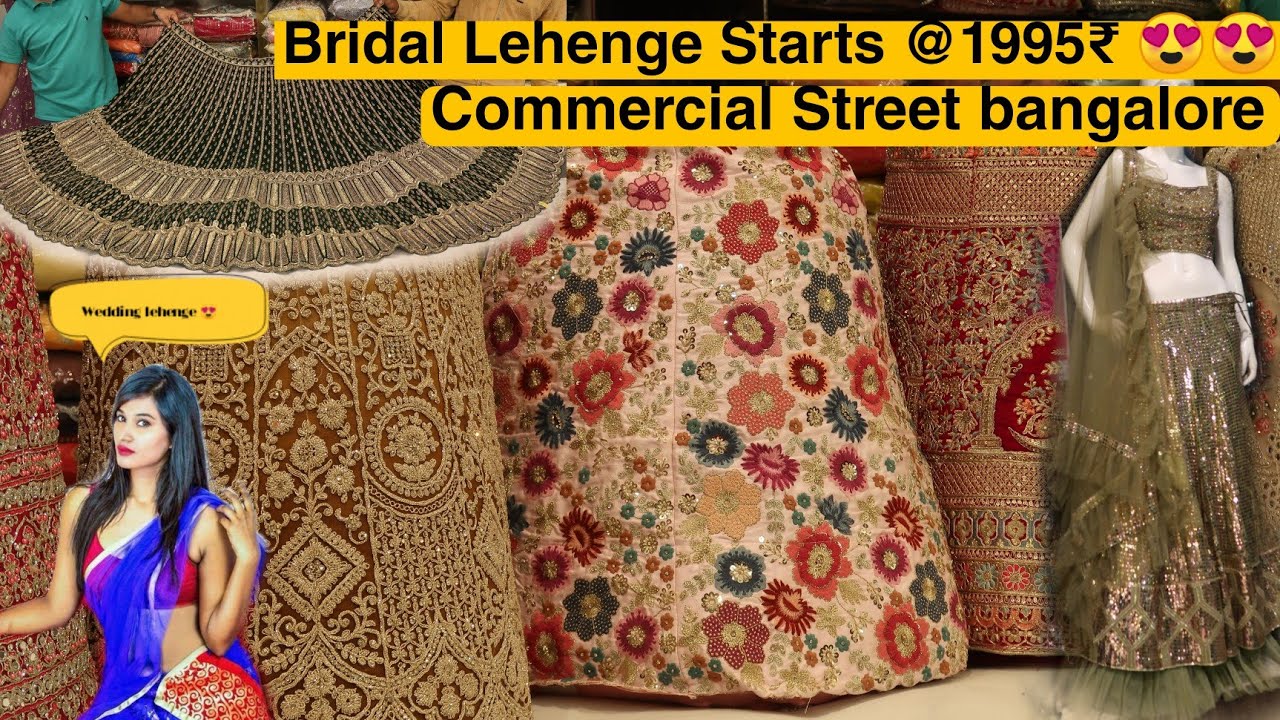 Best Bridal Lehengas, Commercial Street Bangalore | Wedding Lehengas |  Aiza Studio | @khushbushetty