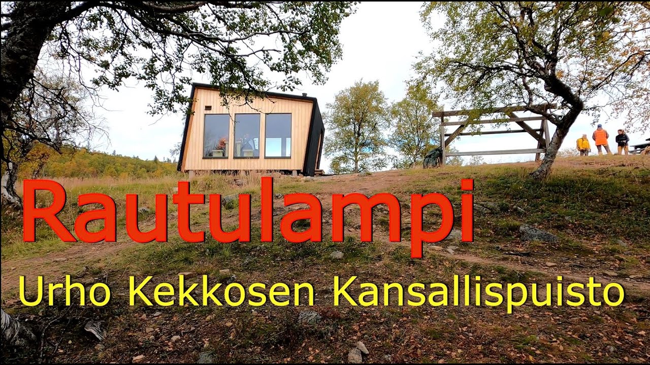 Rautulampi uusi Autio varaus ja päivätupa. Saariselkä Urho Kekkosen Kansallispuisto