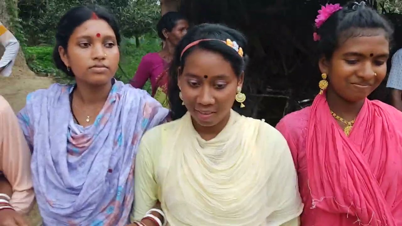 Santali casio bajna village girls traditional dance video