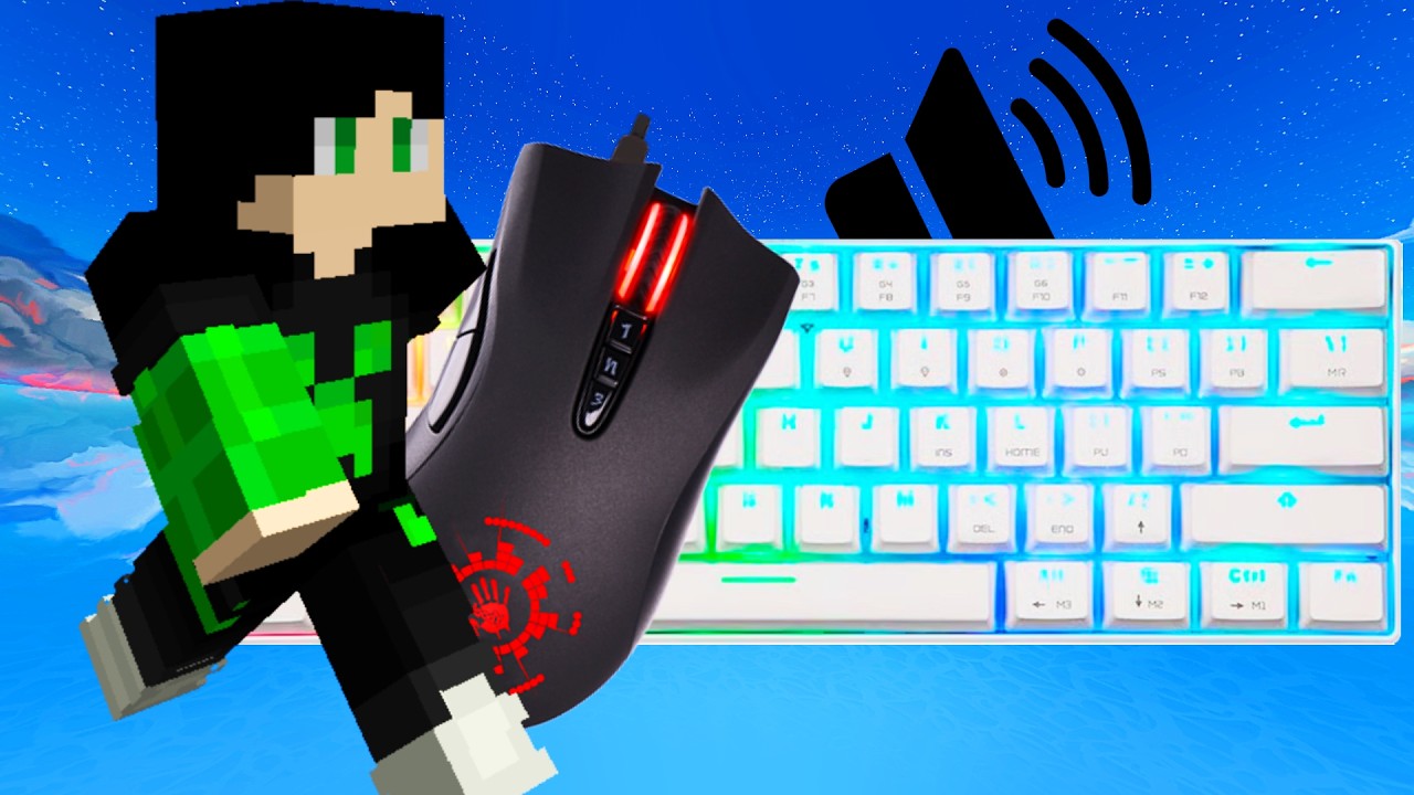 Keyboard ASMR + Mouse Sounds | Mush Bedwars