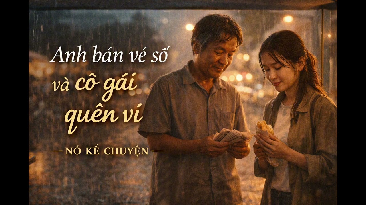 Anh bán vé số và cô gái quên ví