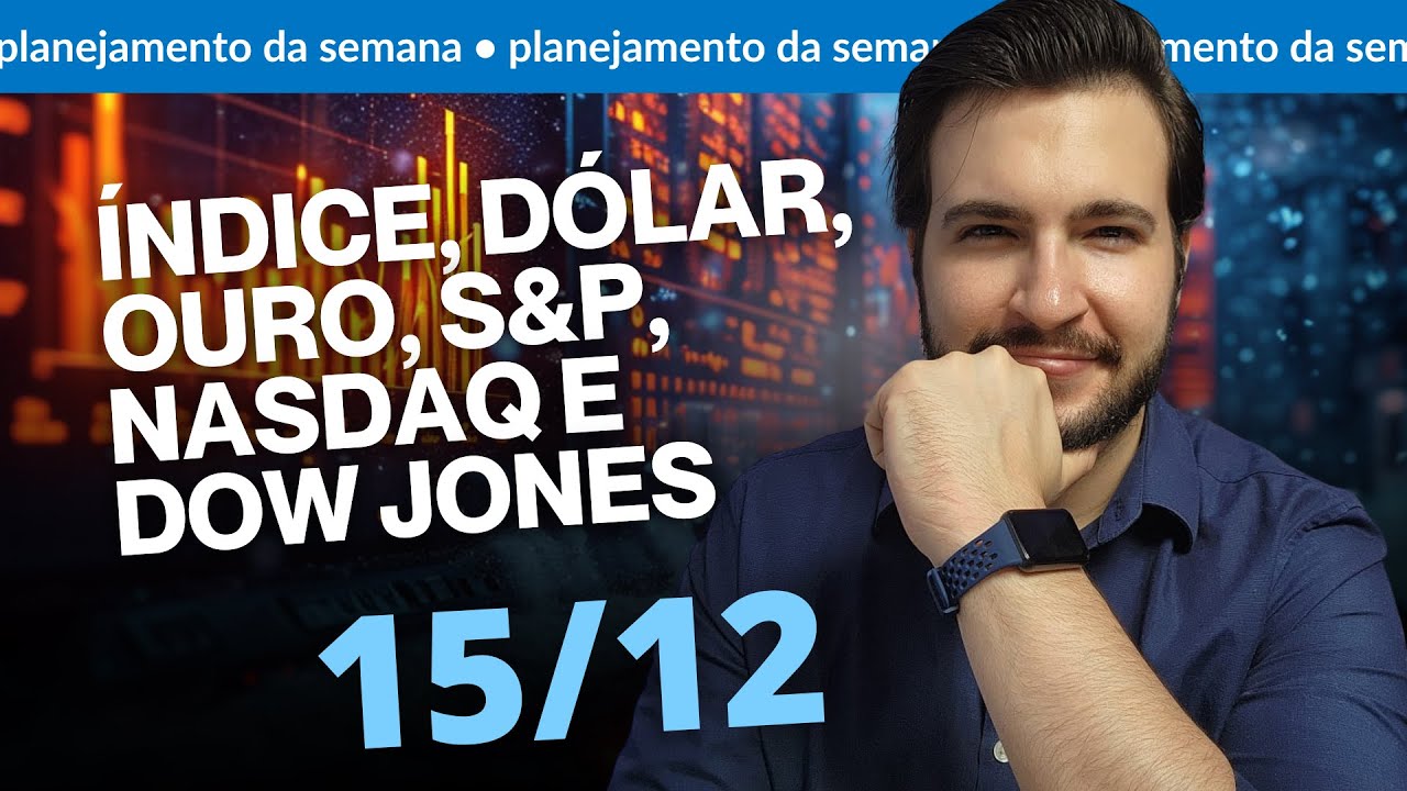 Dólar e Índice lateral, ouro retomando força e Índices globais em alta. Seu guia da semanal.