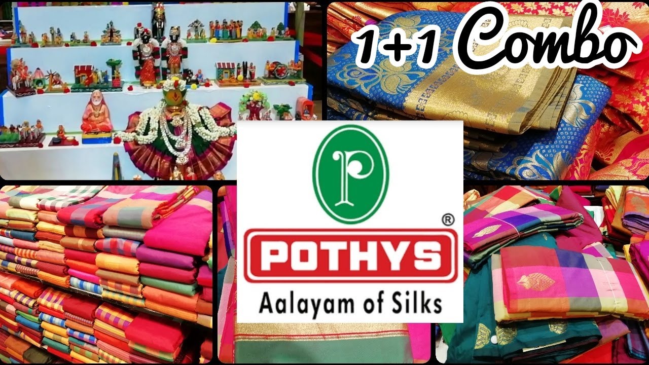 POTHYS DIWALI SALE || POTHYS BUY 1 GET 1 Offers || POTHYS SILK SAREES Collection