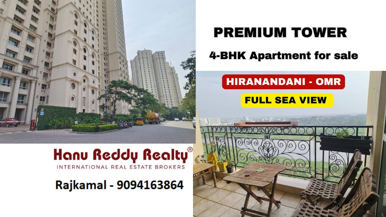 AWSOME SEA VIEW - 4-BHK Apartment for sale in Hiranandani OMR