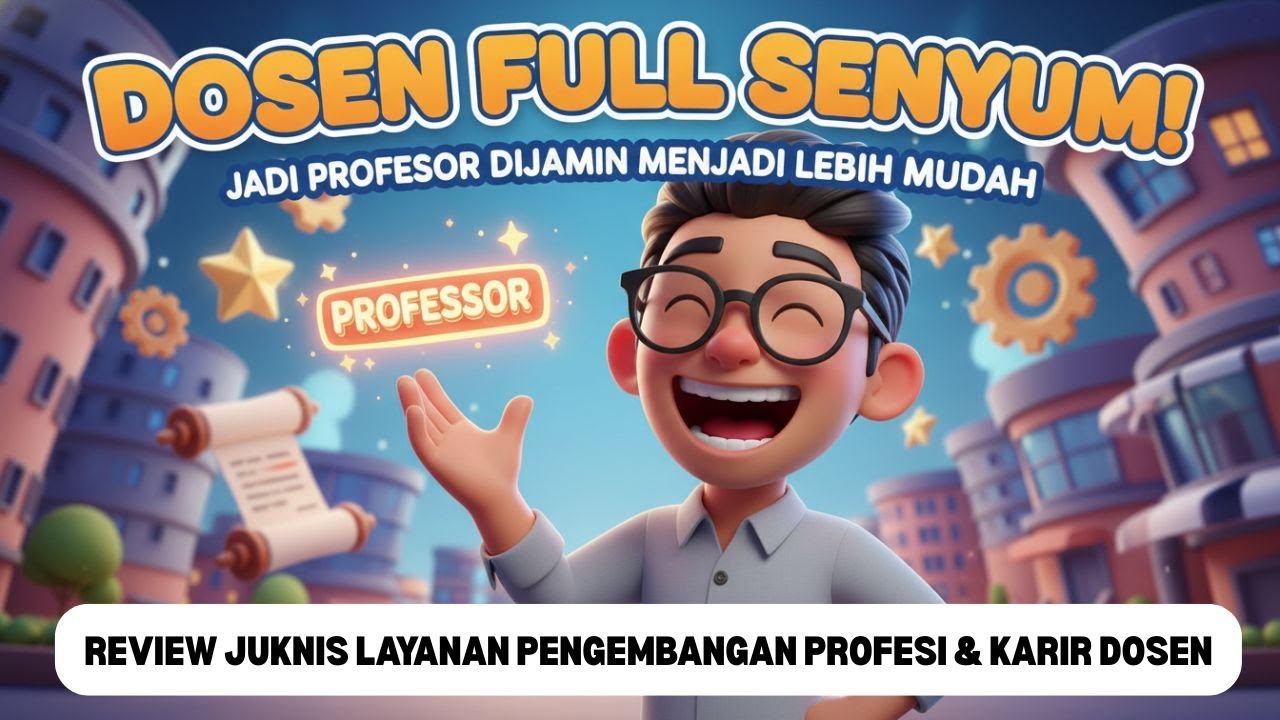 DOSEN FULL SENYUM! Strategi Jadi Profesor Jalur Cepat Sesuai Juknis Terbaru 2026