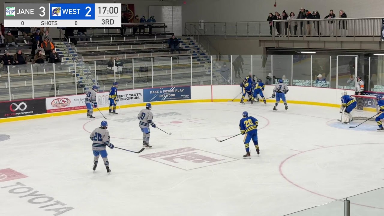 Madison West Regents Hockey at Janesville 1/20/2026 - Period 3