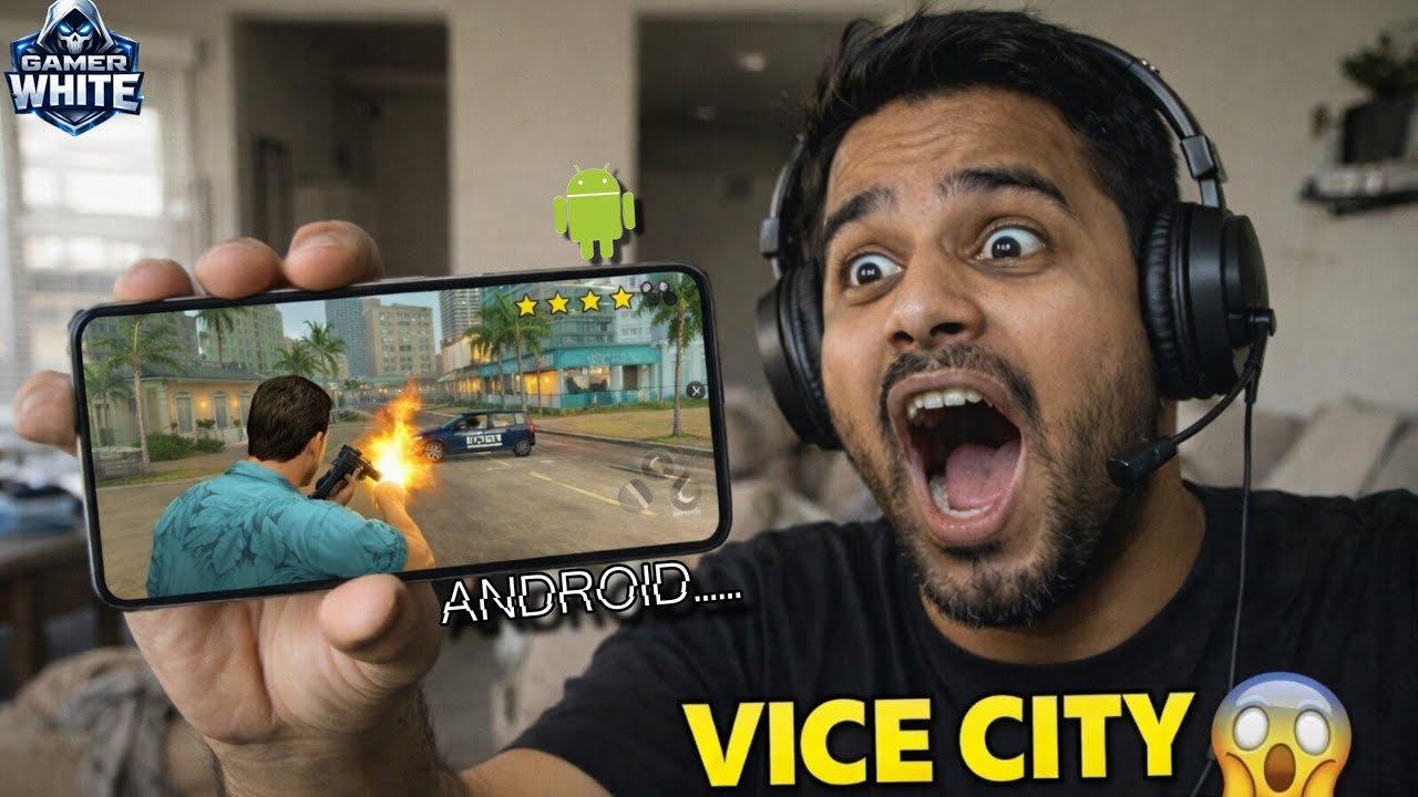 GTA VICE CITY on Android ! GAMER WHITE 