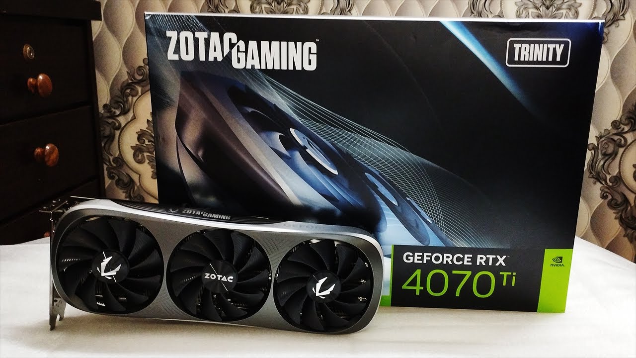 ZOTAC GAMING GeForce RTX 4070 Ti Trinity 12GB - Unboxing + Furmark Stress Test 2023