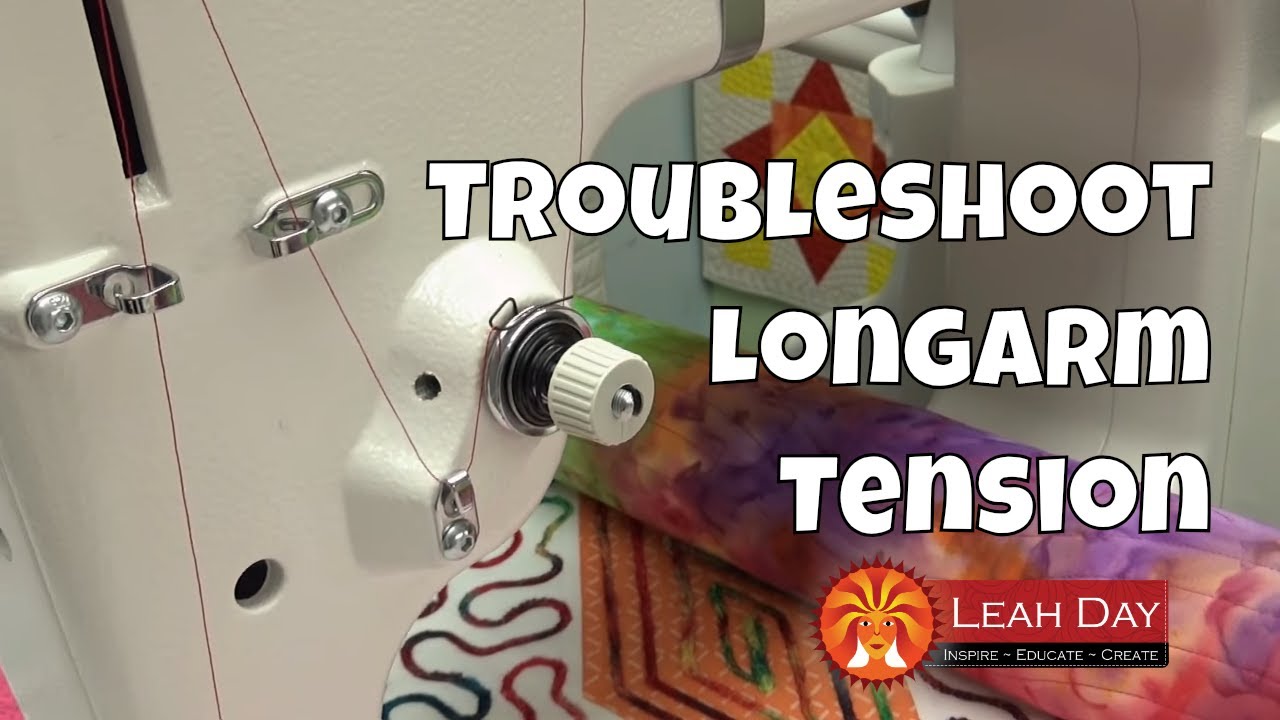 Устранение неполадок с натяжением Longarm на машине Qnique Longarm