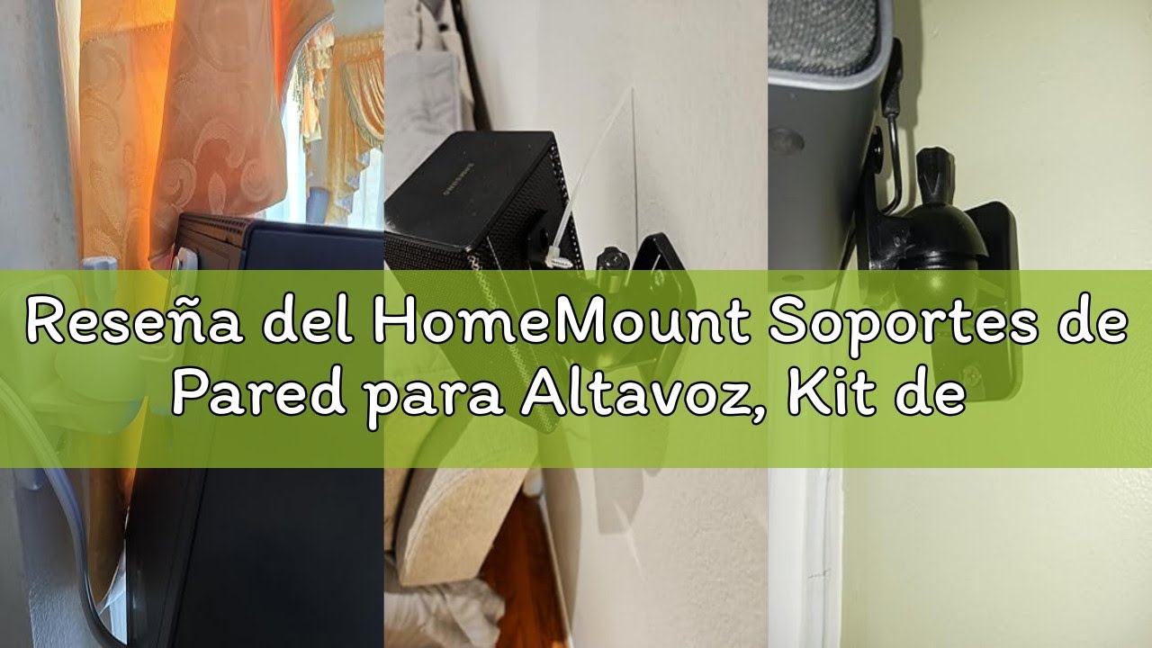 Reseña del HomeMount Soportes de Pared para Altavoz, Kit de Soportes de Pared para Altavoces envolve