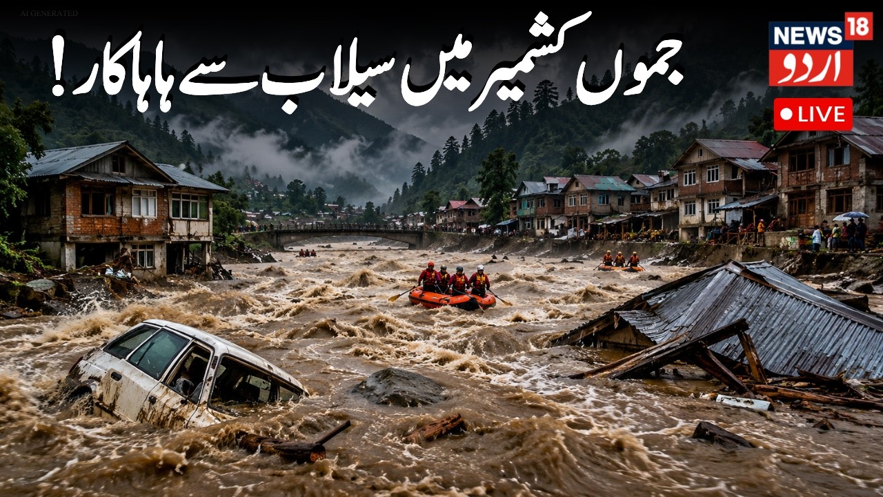 Jammu Kashmir  Live | Pahalgam Cloudburst | Flash Flood Jammu Kashmir | Rajouri Floods News | Omar