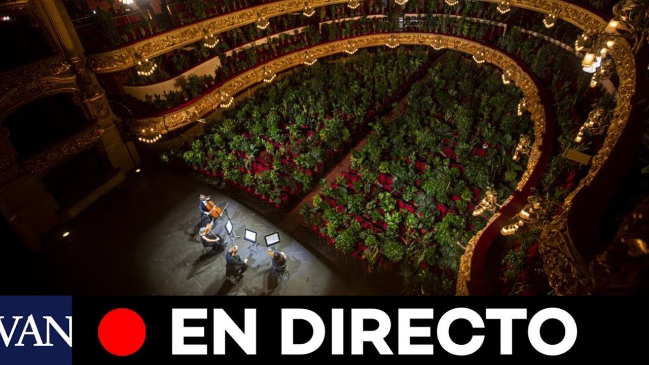 DIRECTO: ‘Concierto del bioceno’ para las plantas en el Liceu