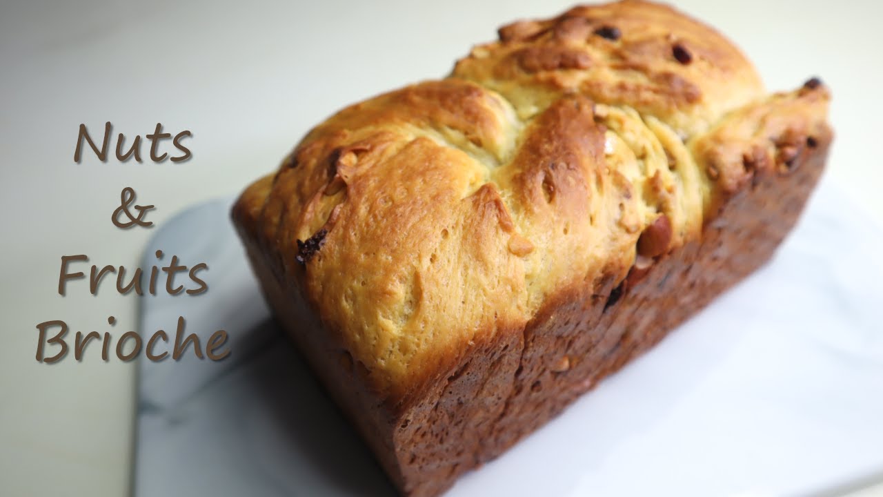 Irresistible Mixed Nuts and Dried Fruits Brioche Loaf Recipe