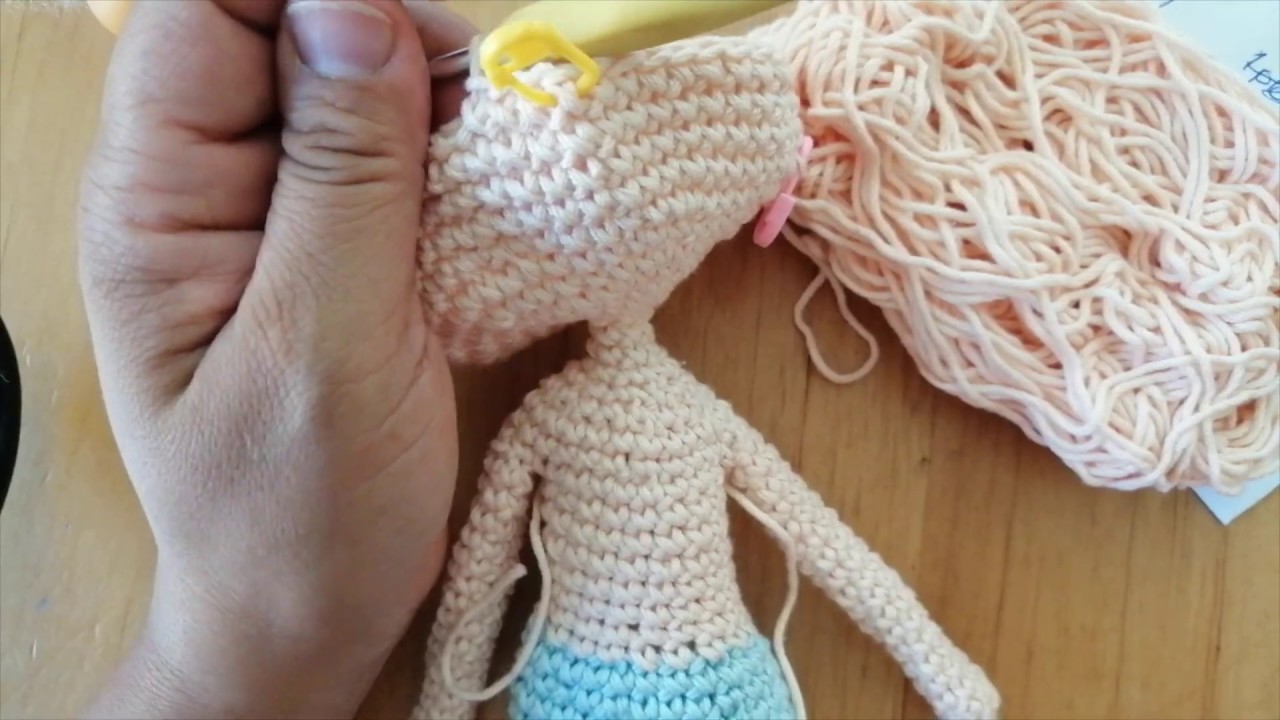 Cuerpo Princesa Amigurumi parte 2