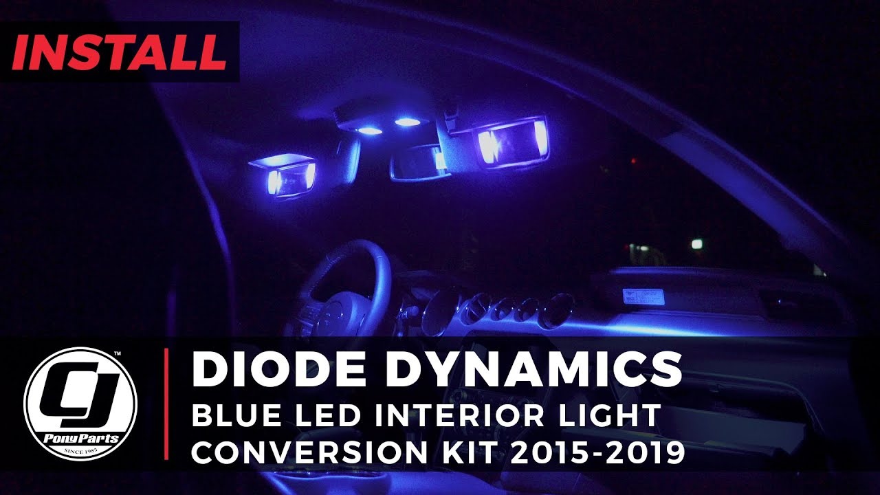 2015-2017 Mustang Install: Diode Dynamics LED Interior Light Conversion Kit