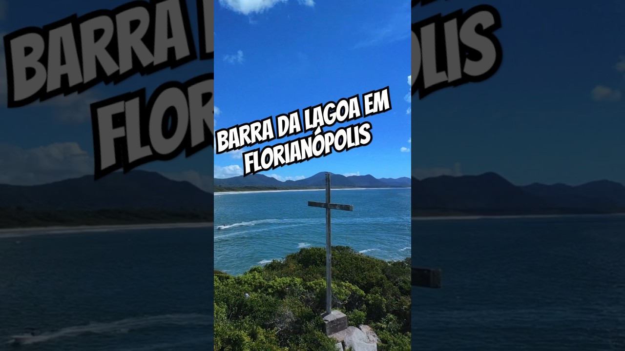 VISTA DE CIMA! BARRA DA LAGOA EM FLORIAN&Oacute;POLIS-SC #brazil #praia #adventure #explore #travel
