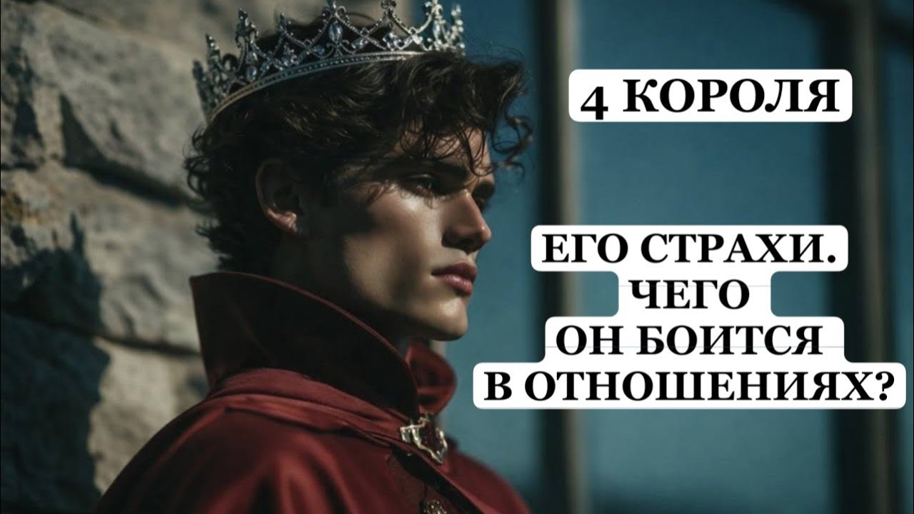 ТАРО Расклад онлайн на 4 Короля 👑 Его Страхи в Отношениях 🔮 Что Его Тревожит 