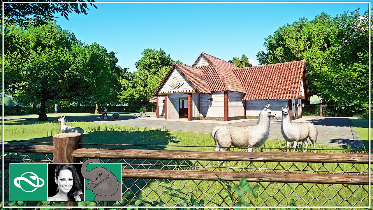 I Built a CUTE Llama City Zoo Petting Zoo Habitat in Planet Zoo