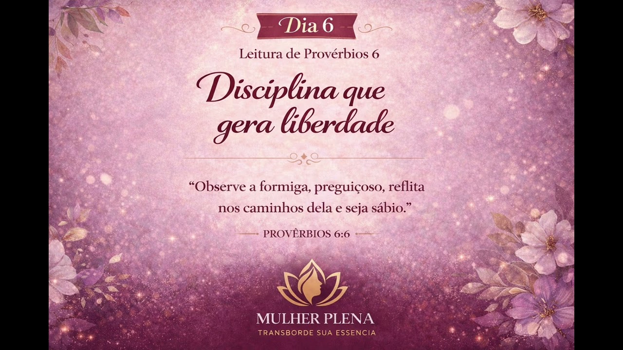 Leitura de provérbios - capítulo 6