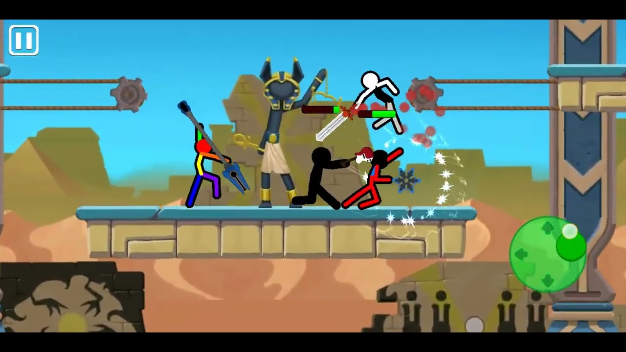 Playing stickman 3