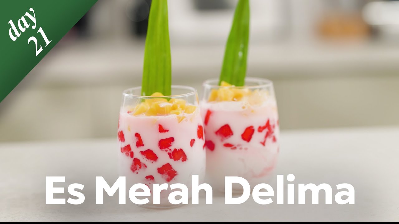 GARING KENYAL MANIS ! RESEP ES MERAH DELIMA !