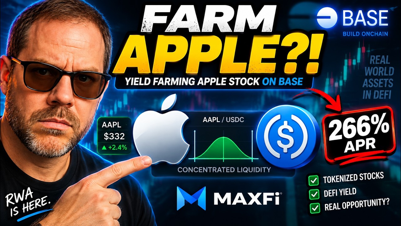 How I&rsquo;m Yield Farming Apple Stock on Base | RWA DeFi