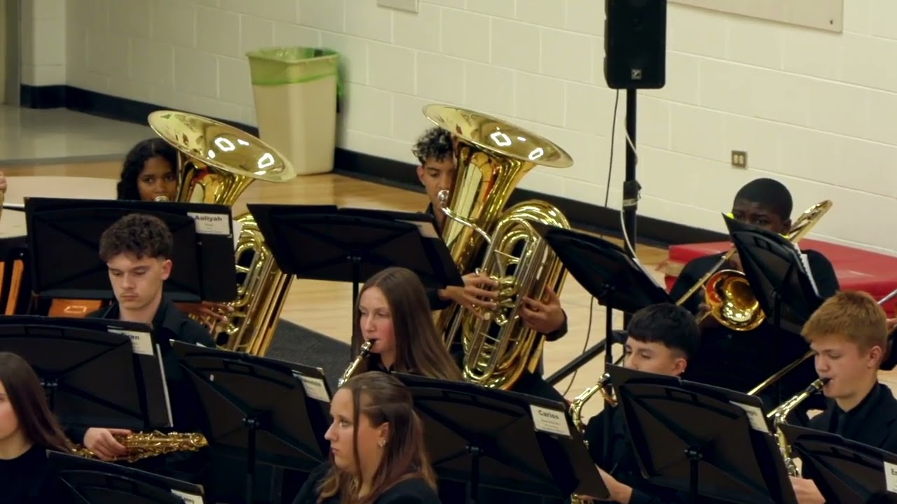 YMS 7th grade band and YHS symphonic band Fall Concert October 29, 2025