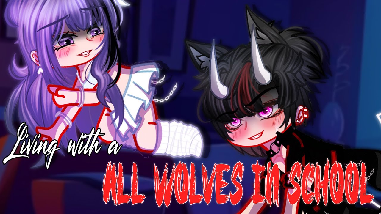 Living With All Wolves In School 😳💀 || GCMM || Gacha Club Mini Movie || Midu Chan