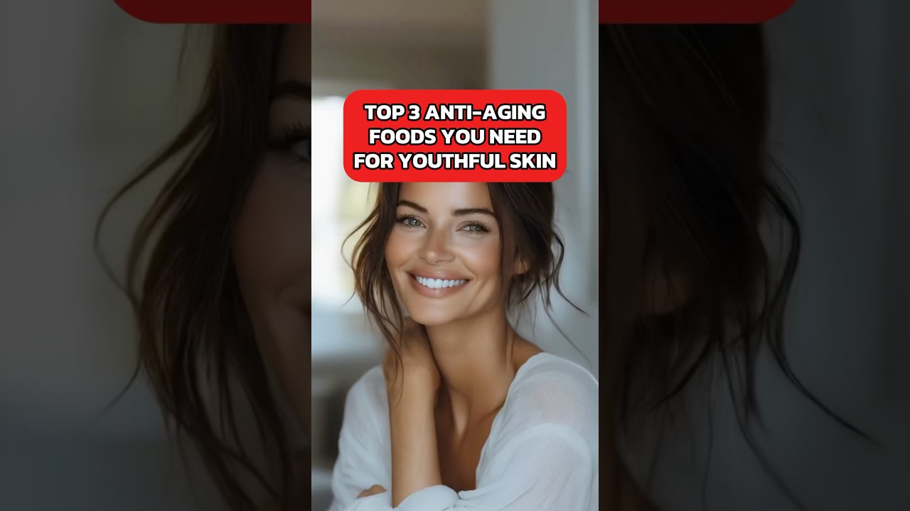 Top 3 Anti-Aging Foods You Need for Youthful Skin #foods #antiaging #wrinkles #skinhealth