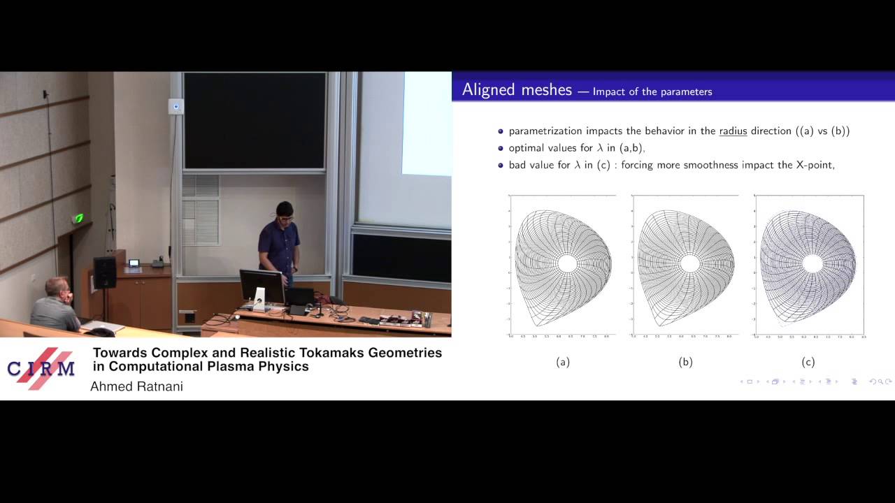 Ahmed Ratnani: Towards complex and realistic tokamaks geometries in computational plasma physics