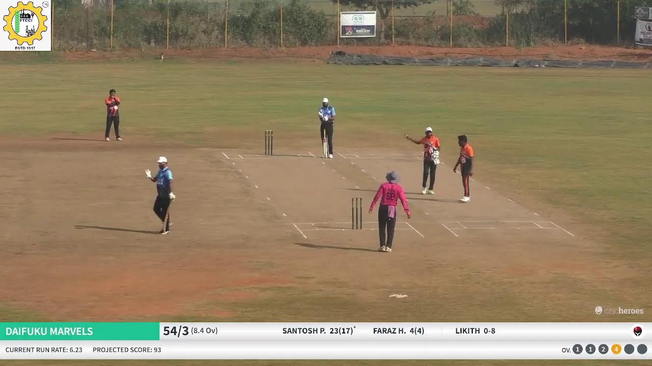 S2 Infinity Cricket Arena I  FTCCI President Cup 2024   I Sudhakar Group-vs-Daifuku Intralogistics