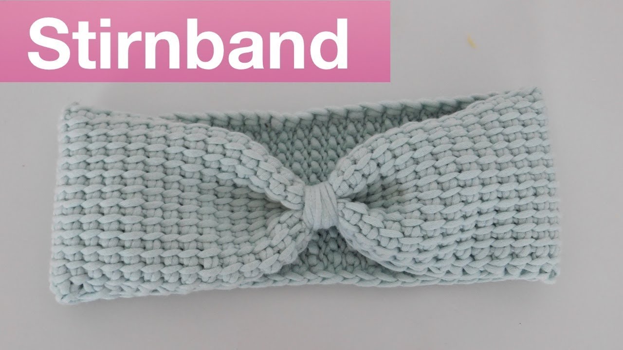Tolles Stirnband häkeln | Tunesisch häkeln |Tunesisches Stirnband