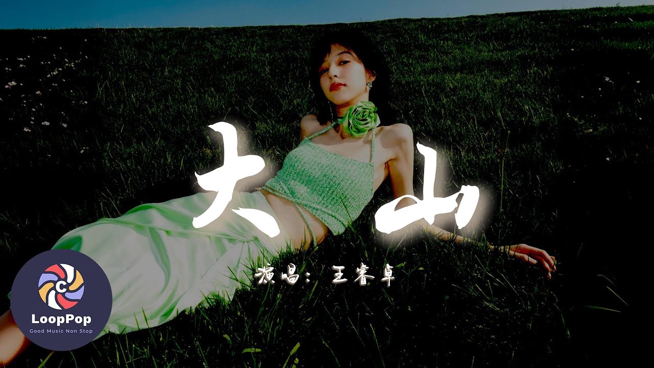 王睿卓 - 大山『我被一陣風困在這裡，你就替我摘朵索瑪花走吧。』【動態歌詞 | Pinyin Lyrics】【LoopPop MUSIC】
