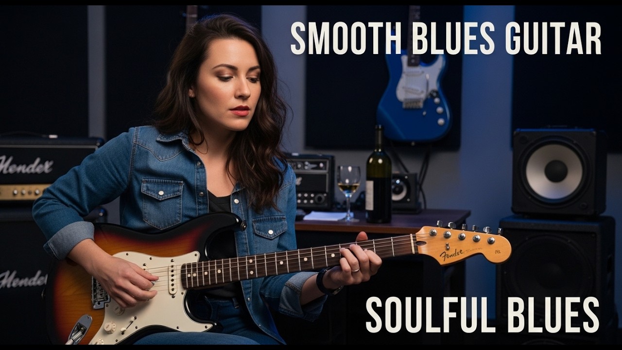Instrumental Blues Guitar | Soulful Fender Stratocaster Blues Vibes
