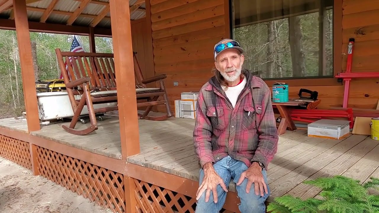 Off Grid Cabin Tour ~~ The OUTSIDE