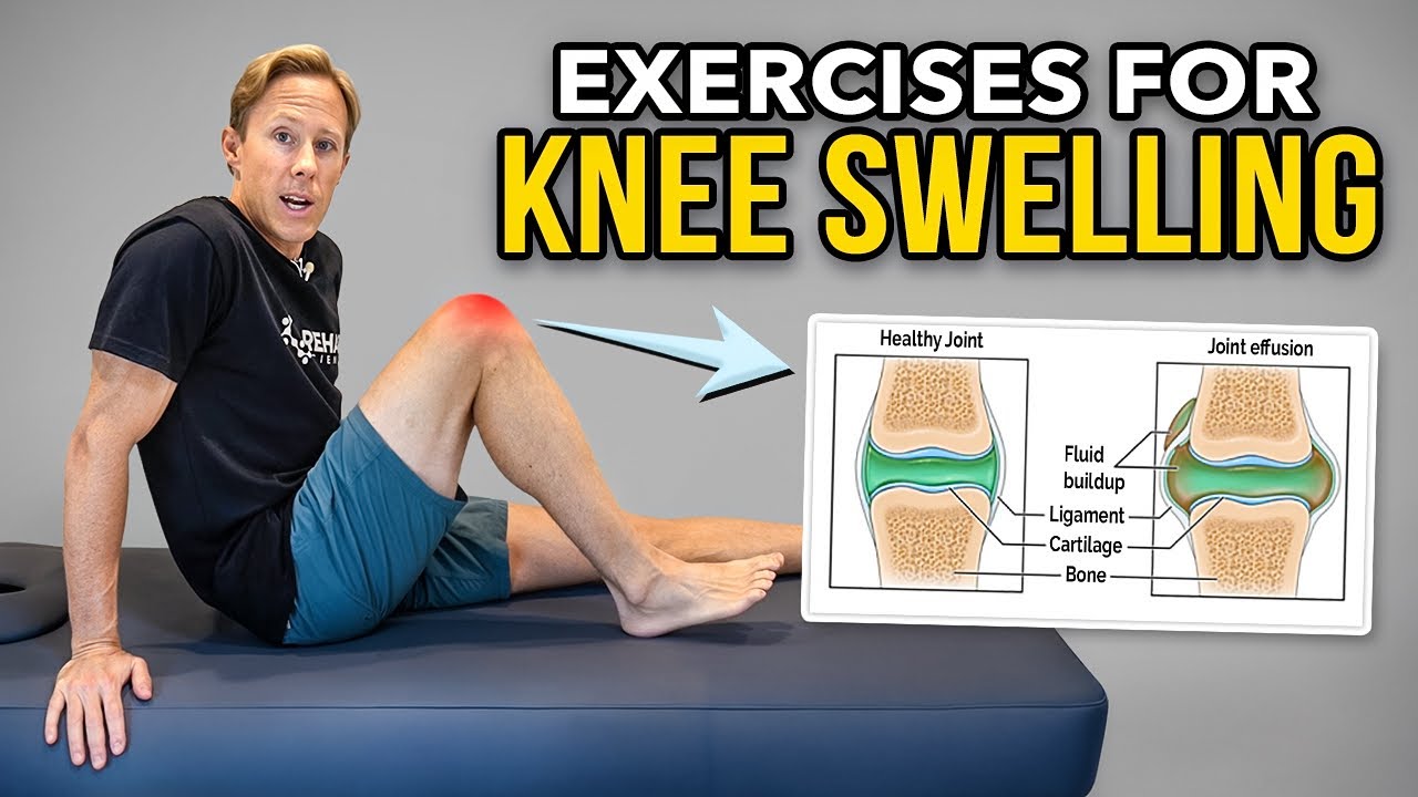 Как избавиться от отека колена