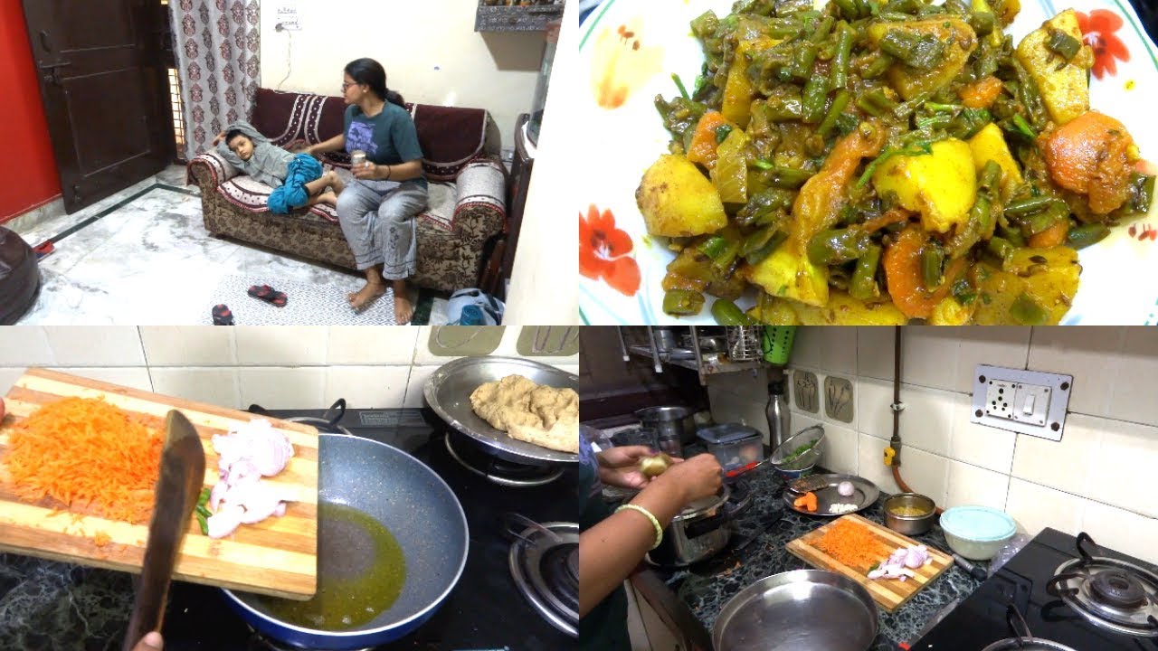 Indian Morning Routine ( breakfast + lunch) || Indian Mom Real Morning Routine 2018, Real Morning.