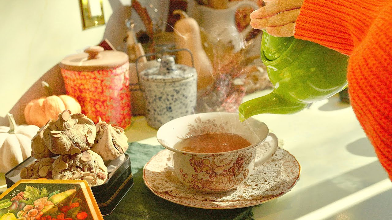 Красивая осенняя дачная жизнь - slow living🍂Шоколадное безе - натуральные осенние овощи
