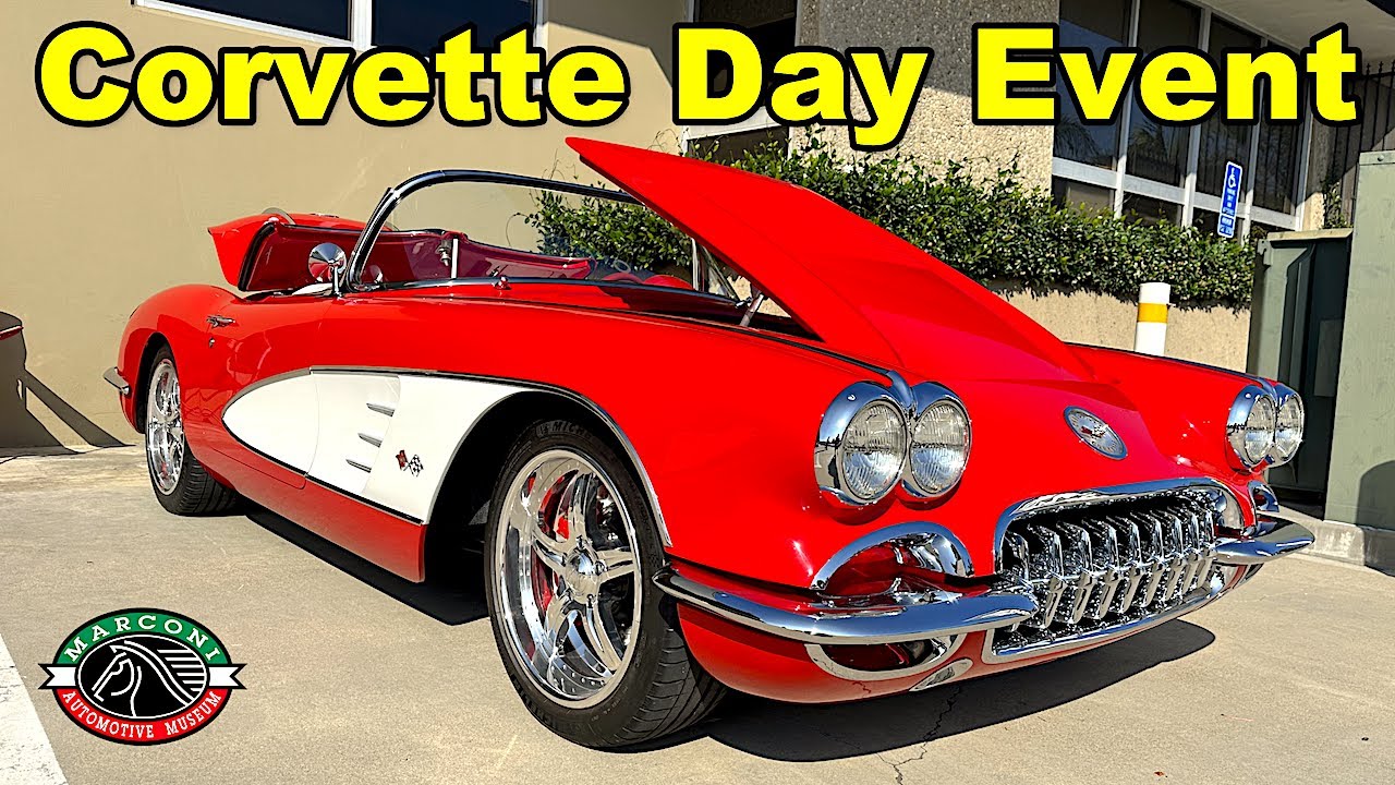 Corvette Day Event 2025 Car Show at Marconi Museum, Tustin, California
